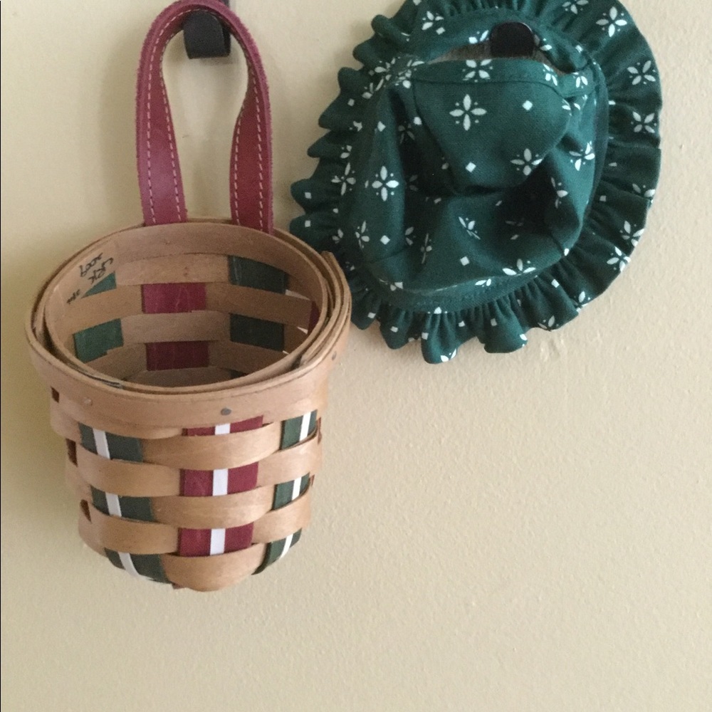 Longaberger Christmas XS Gatehouse Basket